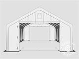 Storage shelter PRO 5x10x2x3.39 m, PE, Grey