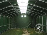 Storage shelter PRO 7x7x3.8 m PVC w/skylight, Green Storage shelter PRO 7x7x3.8 m PVC w/skylight, Green
