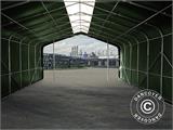 Storage shelter PRO 7x7x3.8 m PVC w/skylight, Green Storage shelter PRO 7x7x3.8 m PVC w/skylight, Green