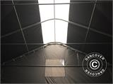 Storage shelter PRO 7x7x3.8 m PVC w/skylight, Grey