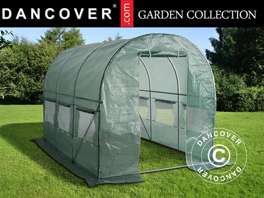 Polytunnel Greenhouse 2x3x2 m, 6 m², Green