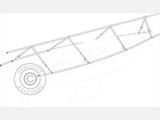 Estructura periférica para cubierta para barco, NOA, 13m/5