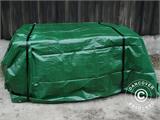 Presenning 3x4m, PE 150g/m², Grøn
