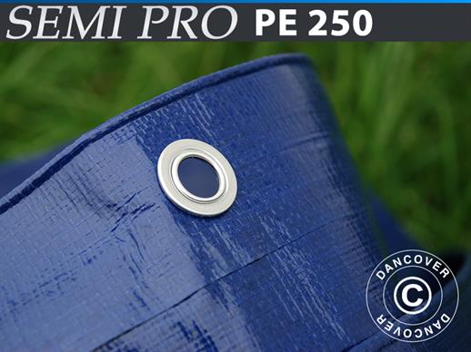 Tarpaulin 6x8 m, PE 250 g/m², Blue