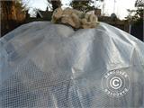 Tarpaulin 10x14 m, Net reinforced PE 200 g/m², Clear