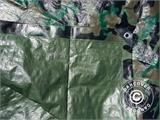 Camouflage tarpaulin Woodland 2.85x4 m, 100g/m²