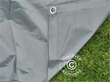 Tarpaulin 6x8 m, PVC  500 g/m², Grey