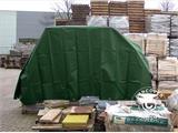 Tarpaulin 5x7 m, PVC 600 g/m² Green, Flame retardant