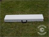 Folding Bench 183x30x43 cm, Light grey (1 pc.)