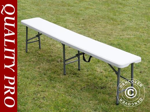 Folding Bench 183x30x43 cm, Light grey (25 pcs.)