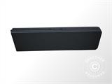 Banc pliante 244x30x43cm, Noir (1 pcs) Banc pliante 244x30x43cm, Noir (1 pcs)