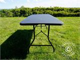Folding Table 180x74x74 cm, Black (1 pc.) Folding Table 180x74x74 cm, Black (1 pc.)