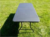 Folding Table 180x74x74 cm, Black (10 pcs.) Folding Table 180x74x74 cm, Black (10 pcs.)