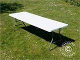 Folding Table 240x76x74 cm, Light Grey (25 pcs.) Folding Table 240x76x74 cm, Light Grey (25 pcs.)