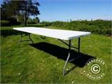 Folding Table 240x76x74 cm, Light Grey (25 pcs.) Folding Table 240x76x74 cm, Light Grey (25 pcs.)