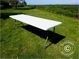 Folding Table 240x76x74 cm, Light Grey (25 pcs.)