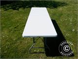 Folding Table 240x76x74 cm, Light Grey (25 pcs.) Folding Table 240x76x74 cm, Light Grey (25 pcs.)