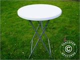 Table de bar ronde PRO Ø80cm, Gris clair