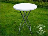 Table de bar ronde PRO Ø80cm, Gris clair