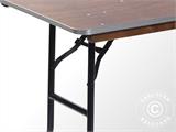 Banquet table PRO 183x76x76 cm, Plywood/Black (1 pc.)