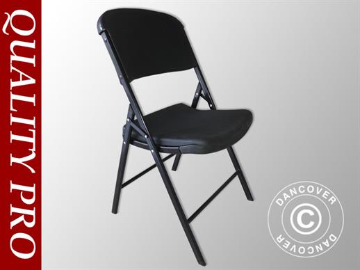 Sulankstoma kėdė 48x43x89cm, Juoda, 4 vnt.