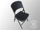 Chaise pliante 48x43x89cm, Noir, 4 pièces