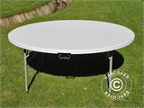 Table pliante ronde PRO Ø183cm, Gris clair (1 pcs)