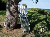 Folding Chair 48x43x89 cm, Light grey/White, 24 pcs. Folding Chair 48x43x89 cm, Light grey/White, 24 pcs.