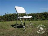 Folding Chair 48x43x89 cm, Light grey/White, 24 pcs. Folding Chair 48x43x89 cm, Light grey/White, 24 pcs.