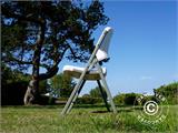 Folding Chair 48x43x89 cm, Light grey/White, 24 pcs. Folding Chair 48x43x89 cm, Light grey/White, 24 pcs.