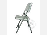 Folding Chair 48x43x89 cm, Light grey/White, 24 pcs. Folding Chair 48x43x89 cm, Light grey/White, 24 pcs.