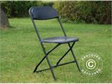 Folding Chair 44x44x80 cm, Black, 8 pcs. Folding Chair 44x44x80 cm, Black, 8 pcs.