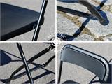 Folding Chair 44x44x80 cm, Black, 24 pcs.