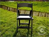 Sulankstoma kėdė Juoda 44x46x77cm, 8 vnt.