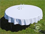 Tablecloth, dining, Ø116x20 cm, White