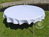 Tablecloth, dining, Ø116x20 cm, White