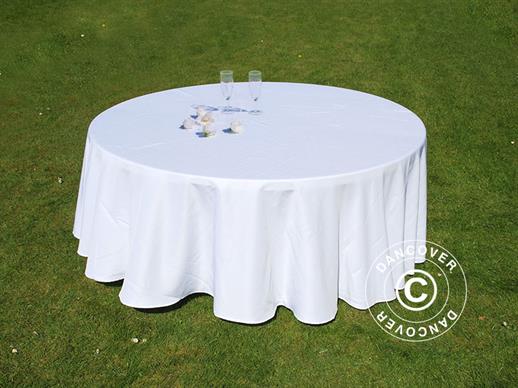 Tablecloth Ø154x64 cm, White