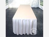 Nappe 244x76x74cm, Blanc