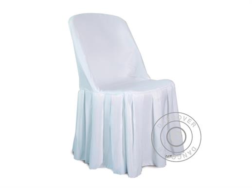Housse pour 48x43x89cm chaise, Blanc