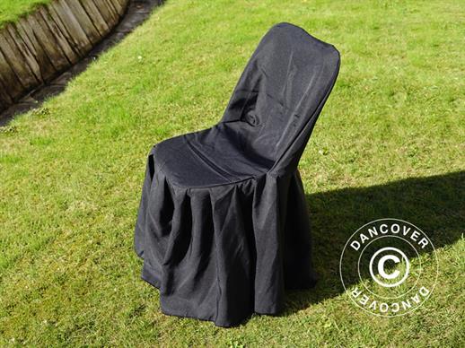 Housse pour 48x43x89cm chaise, Noir