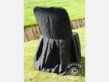 Chair cover for 48x43x89 cm chair, BLACk