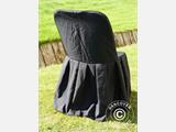 Chair cover for 48x43x89 cm chair, BLACk