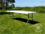 Beer Table Set, 1 folding table PRO (242 cm) + 2 folding benches (242 cm)