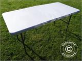 Folding Table 150x72x74 cm, Light grey (1 pc.)