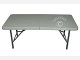 Folding Table 150x72x74 cm, Light grey (1 pc.)