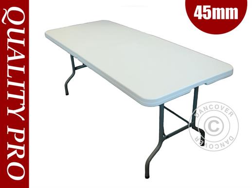Table pliante 182x74x74cm, Gris clair (1 pce)