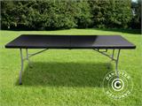 Folding Table 182x74x74 cm, Black (1 pc.)