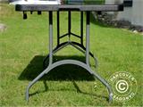 Table pliante 182x74x74cm, Noir (1 pce) Table pliante 182x74x74cm, Noir (1 pce) - 5