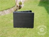 Table pliante 182x74x74cm, Noir (1 pce) Table pliante 182x74x74cm, Noir (1 pce) - 7