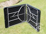 Table pliante 182x74x74cm, Noir (1 pce) Table pliante 182x74x74cm, Noir (1 pce) - 8